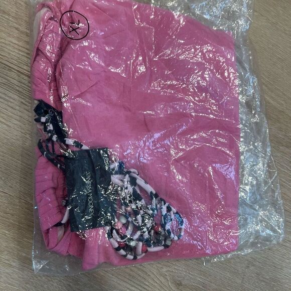 Vanessa Mooney, The Alya Dress in Pink, Tie Closures Women’s XL - Picture 4 of 13